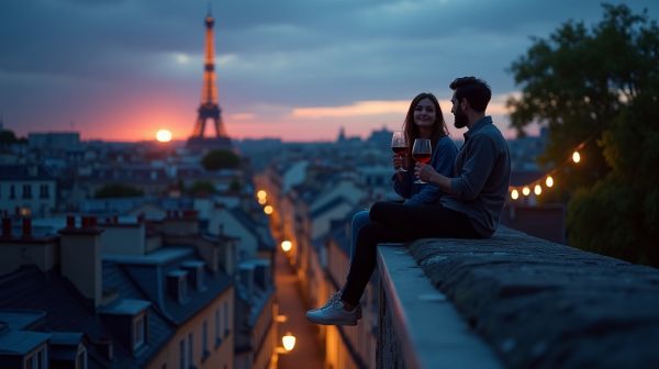 Les toits de Paris à l'heure de l'apéro : où monter et combien ça coûte