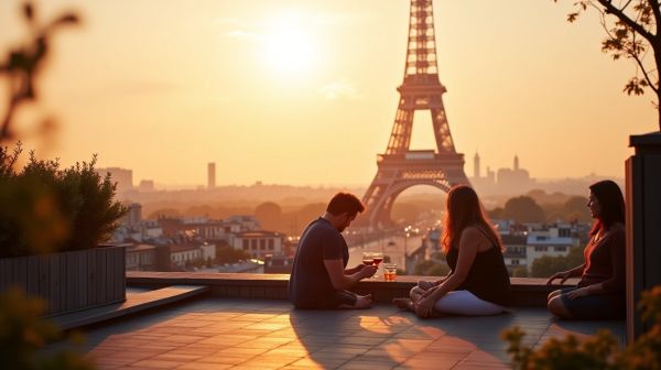 Les toits de Paris à l'heure de l'apéro : où monter et combien ça coûte